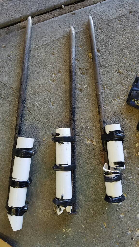 PVC and Rebar Rod Holder Catfishing -   Pvc fishing rod holder, Fishing  pole holder, Diy fishing rod holder