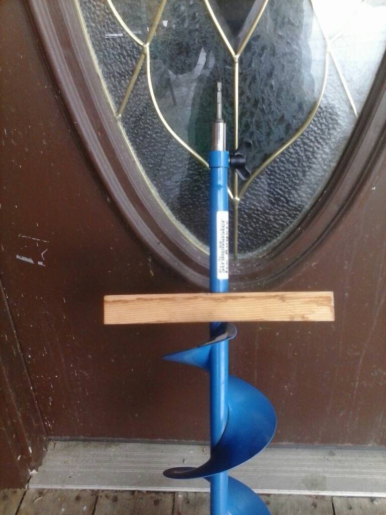 Drill to Auger adapter for under 5 bucks Ohio Game Fishing